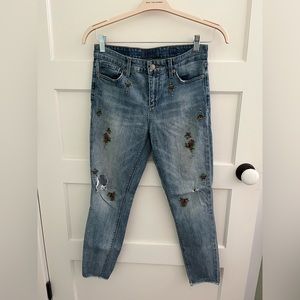 Lucky Brand Patched Jeans